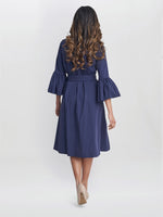 Melinda Taffeta Shirt Dress