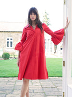 Melinda Taffeta Shirt Dress