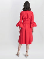 Melinda Taffeta Shirt Dress