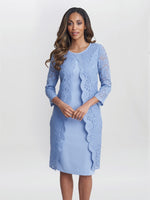 Clarabelle Mock Lace Jacket And Crepe Dress