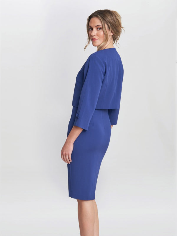 Corinne Crepe Dress And Jacket