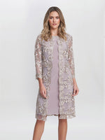 Daryl Embroidered Mock Jacket Dress