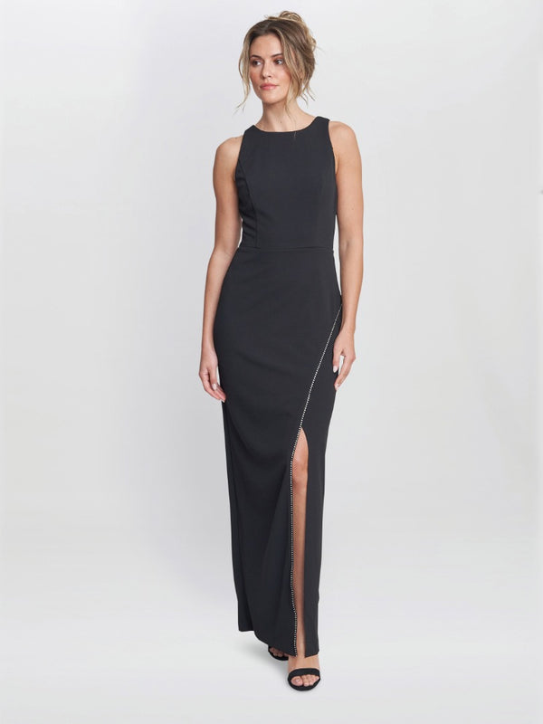 Esmeralda Sleeveless Column Maxi Dress