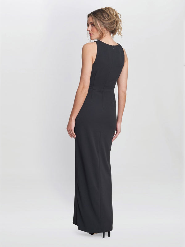 Esmeralda Sleeveless Column Maxi Dress