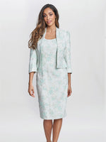 Eva Floral Jacquard Dress And Jacket