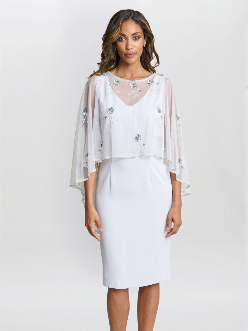 gina bacconi beaded lace dress Gina Bacconi Beaded Dress and Jacket Set, Navy