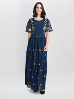 Stella Embroidered Dress With Flowers