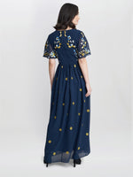 Stella Embroidered Dress With Flowers