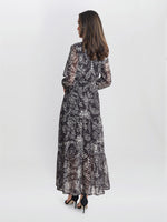 Iona Print Stand Collar Dress