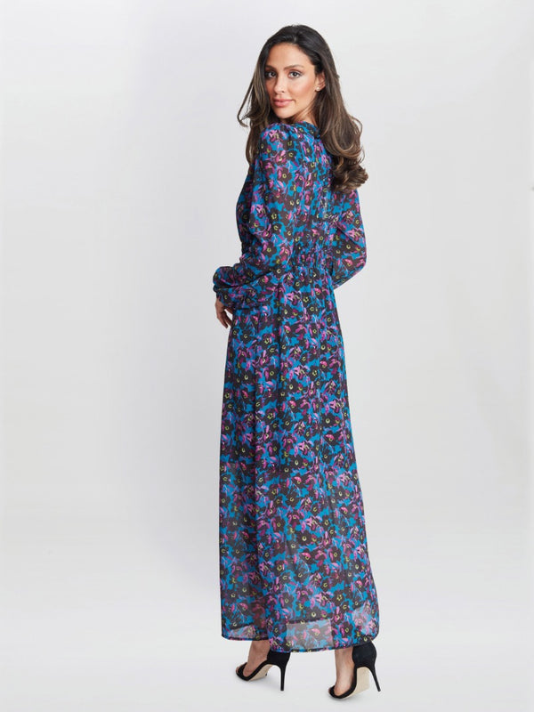 Judy Button Dwon Long Sleeve Dress