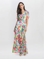 Poppy Printed Maxi Tiered Dress