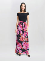 Ruth Printed Maxi Dress With Jersey Bodice