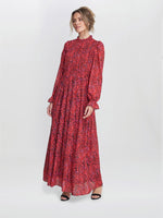 Thea Sheered Long Sleeve Dress