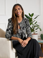 Carlee Printed Jacket And Cami Twinset