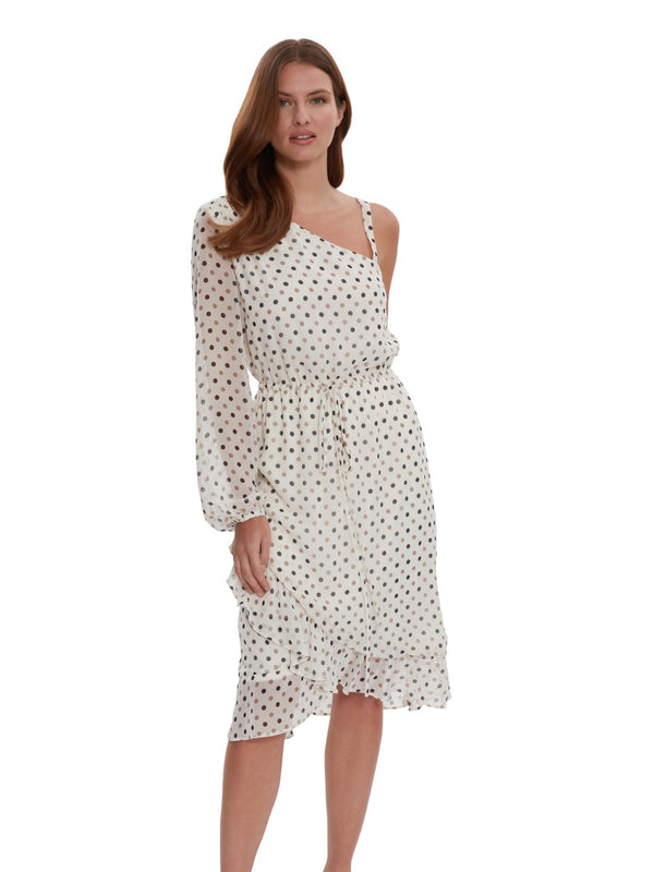Sasha Chiffon Spot  Dress Wrap