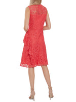 Lilita Corded Lace Waterfall Frill Dress