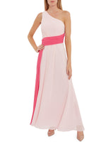 Doreen Colour Block Chiffon Maxi Dress