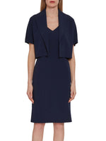 Merna Crepe Shift Dress