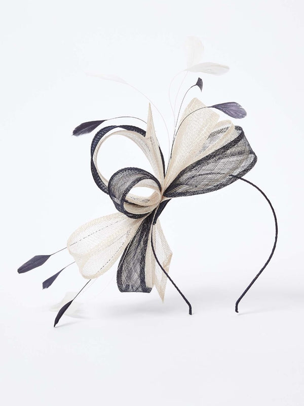 Menali Two Tone Fascinator