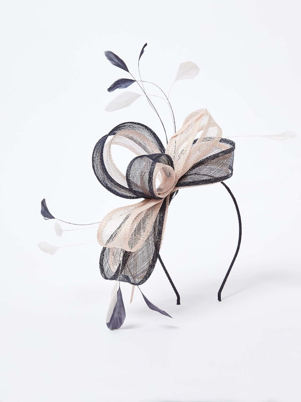 Menali Two Tone Fascinator