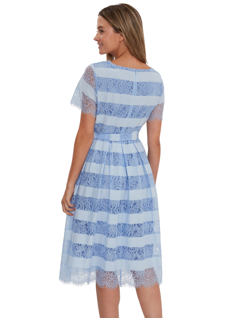 Seisia Lace Tie Waist Dress Gina Bacconi