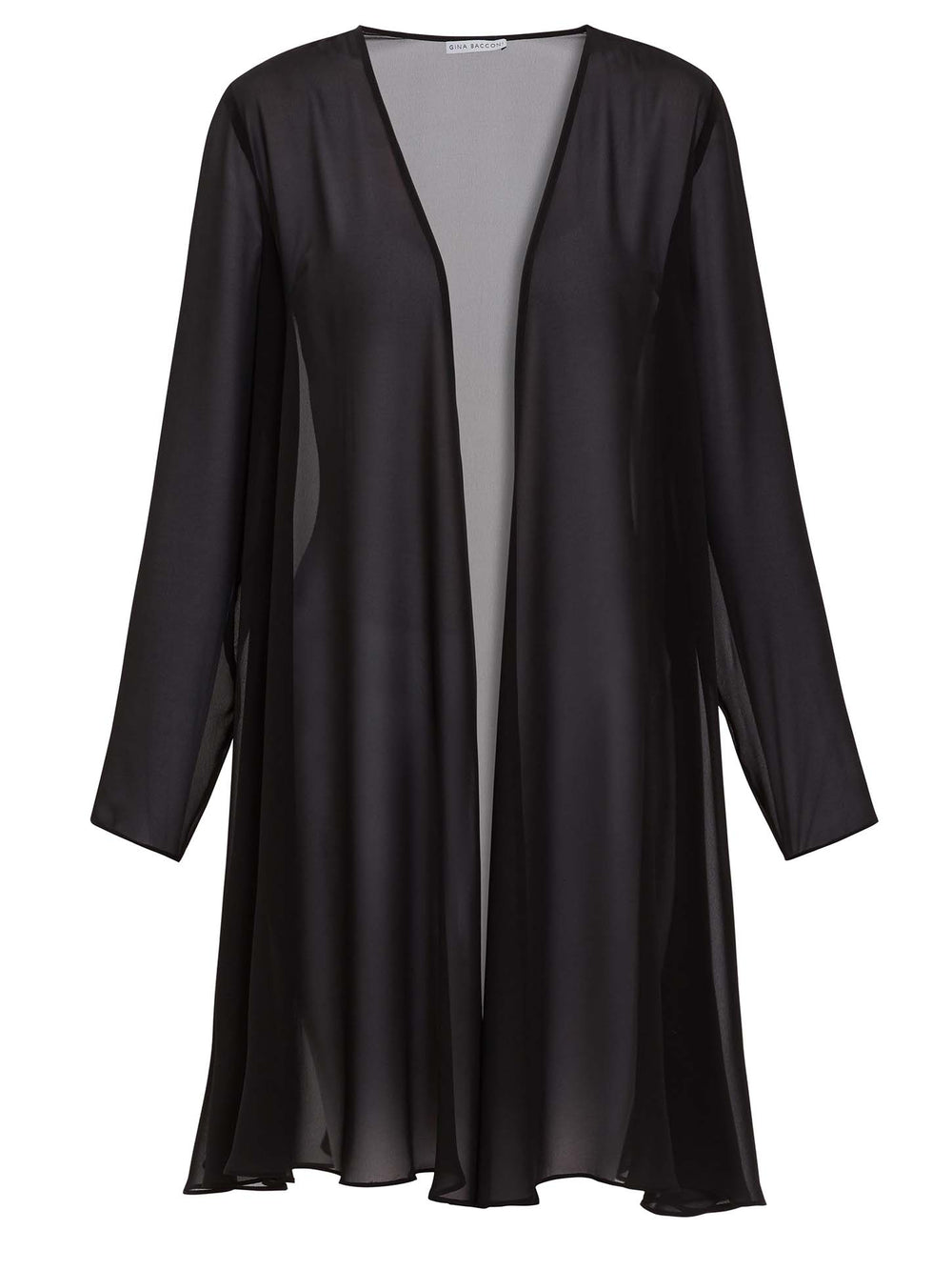 Elegant Bolero Jacket For Evening Dress Long Chiffon Jacket Gina Bacconi Elegant Bolero Jacket For Evening Dress Long Chiffon Jacket Gina Bacconi