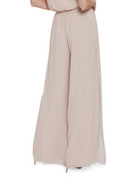 Chiffon Layered Trouser With Slits