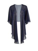 Spotted chiffon shawl