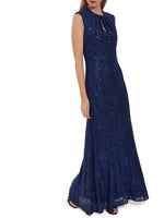 Jovanna Sequin Lace Maxi Dress