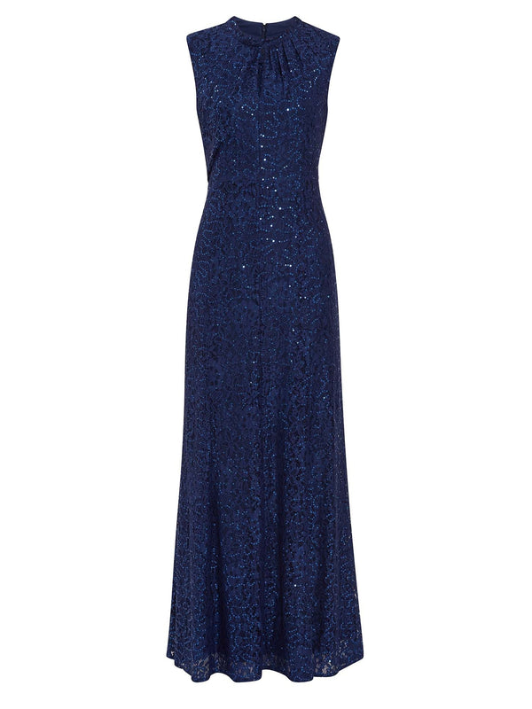 Jovanna Sequin Lace Maxi Dress