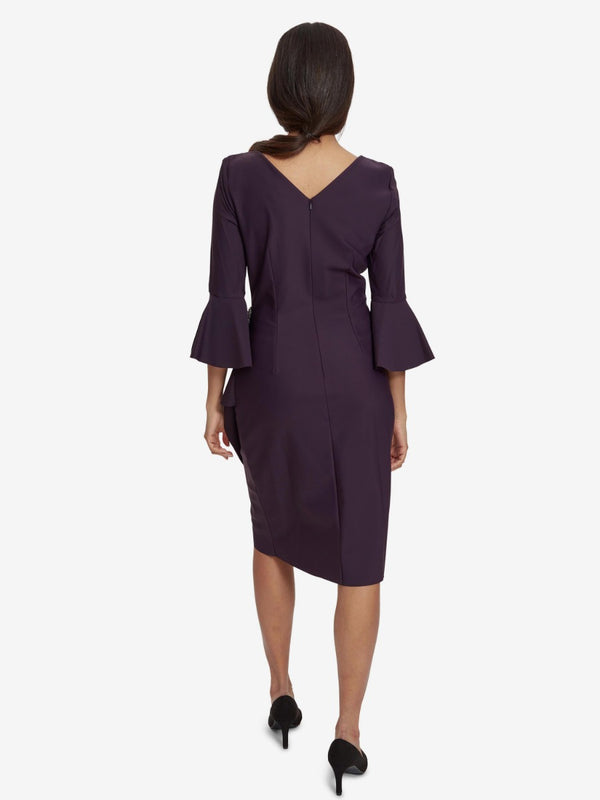 Zetta Wrap Dress With Embellishment