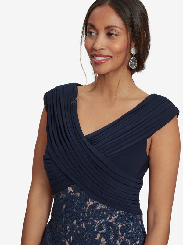 Verna Sequin Embroidered Dress