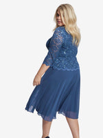 Jayne Dress With Lace Bodice And Chiffon Skirt