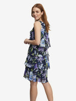 Hallie Floral Layered Chiffon Dress