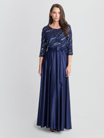 Freda Satin Ballgown Maxi Dress