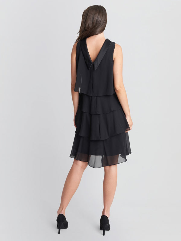 Lanie Tiered Chiffon Dress