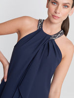 Aleah Jewel Halter Neck Dress