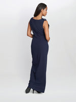 Merle Bow Shoulder Maxi Dress