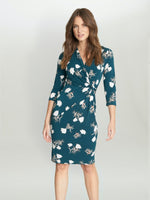 Everley Floral Jersey Wrap Dress