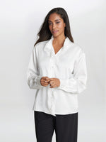 Verity Long Sleeve Blouse With Lace Trim