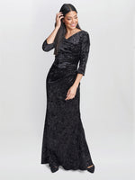 Whitney Velvet Sparkle Maxi Dress