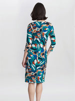 Beatrix Printed Jersey Ruffle Dress