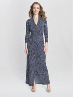 Jackie Jersey Wrap Maxi Dress