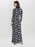 Jade Jersey Wrap Maxi Dress