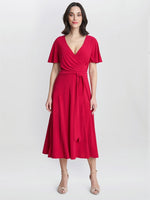 Donna Jersey Dress With Tie Belt