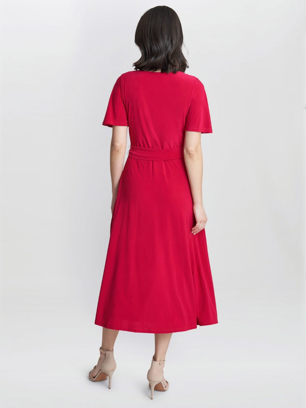 Donna Jersey Dress With Tie Belt