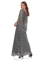 Joanna Metallic Sequin Knit Maxi Dress