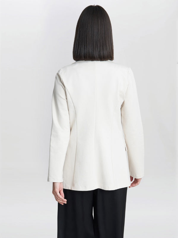 Effie Stretch Crepe Blazer Jacket