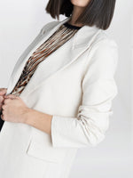 Effie Stretch Crepe Blazer Jacket