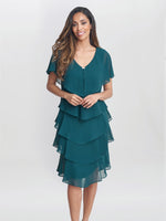 Bella Georgette Tiered Dress